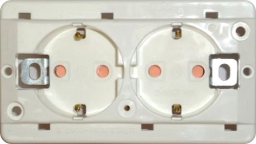 Розетка с заземлением без рамки Legrand Anam Zunis 2 мод. (широкий суппорт) белый картинка